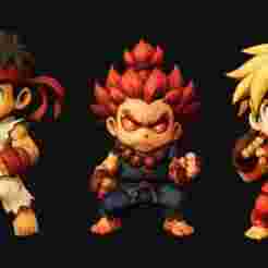 Street Fighter bundle 1 Ryu Akuma Ken