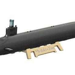 Virginia Class Submarine 1m model