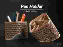 Kumiko Holder for Post-It Notes with 8 Stencils