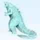 Low poly Godzilla