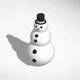 Snowman Woggle