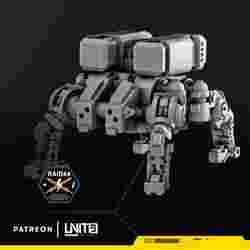 Cyberpunk police drone Momoyama